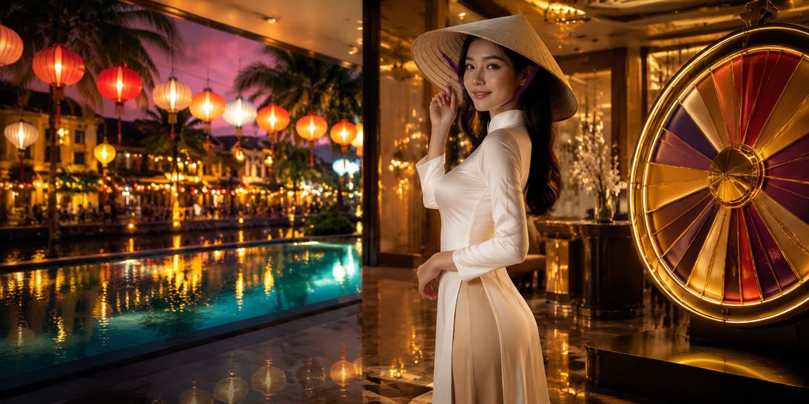 Người chơi roulette tại Huế đội nón lá – biểu tượng giải trí có trách nhiệm