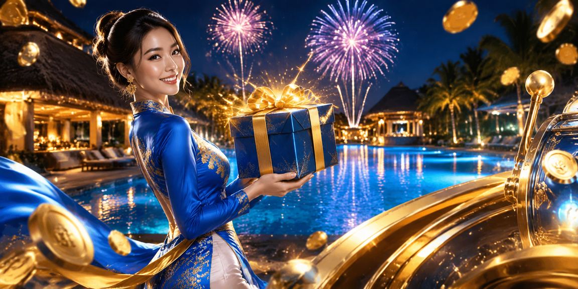 Người chơi tại Mũi Né trải nghiệm slot game trên 222b trong trang phục áo dài