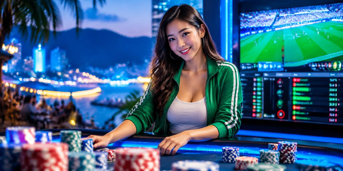 Người dùng tại chợ đêm Nha Trang thưởng thức giải trí và cá cược trực tuyến